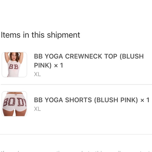 BodyByRaven Yoga Crewneck Top and Shorts Set - Blush Pink - Picture 1 of 1